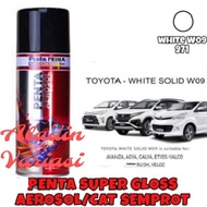 White Paint Avanza White W09 Penta Spray Paint for Xenia Avanza Agya Calya Rush 400cc