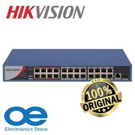 HIKVISION DS-3E0326P-E/M(B) Network 24 Port 10/100Mbps With 6KV Surge Protection L2 Unmanaged PoE Sw