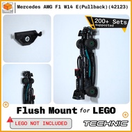 Flush Wall Mount For Lego Technic Mercedes AMG F1 W14 Pullback (42165)