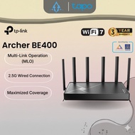 TP-Link Archer BE400 BE6500 Dual-Band Wi-Fi 7 Router