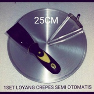 Semi-automatic crepe pan, crepe pan, leker pan
