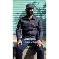 74-JACKET/ GR-16oz.. /Type2 6-Pocket Long-Sleeved JACKET/16oz Raw Fabric /