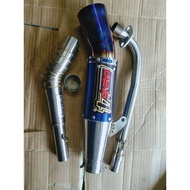 ™✐*Raider j pro open pipe ***Daeng sai4***anodize blue  GP warrior type replica