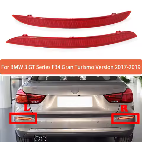 Reflective Strips For BMW 3 Series F34 LCI Gran Turismo GT GT3 320d 320i 325d 328i 330d 335i 340i 20