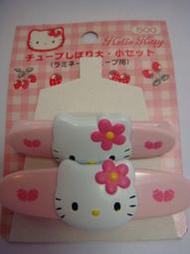 瑪奇格 日本原裝進口 Hello Kitty&amp;#32118;版 花頭（1999）（7.5cm 6.5cm) 面霜牙膏夾