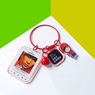 Jay Chou keychain acrylic cartoon doll backpack pendant sunny day lyrics album collec周杰伦钥匙扣亚克力卡通公仔书包挂件晴天歌词专辑合集小铃铛挂饰WJ222z