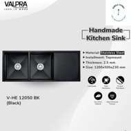 Valpra kitchen sink V-HE 12050 black