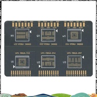 Flash 64 BGA ISP Board Flash 64 FBGA EMMC/FBGA 153 254 221 UFS/FBGA 153 254 297 Support for F64 Lite