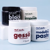 Mont Marte Universal Primer 500ML White Gesso Black Gesso Impasto Modelling Paste Non Toxic