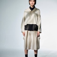 大口袋絆帶五分褲