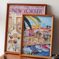 Solid Wood Puzzle Frame 10 Pieces 5 Pieces 70 x 50 Outer Frame 75 Picture Frame 80cm Photo Frame Emp