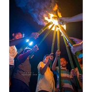 Obor bambu lampu api 50 cm