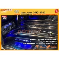 TOYOTA VELLFIRE ALPHARD AGH30 2015 2021 2022 2023 MARBLE FLOOR MAT