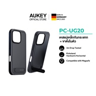 [For iPhone 16 Series] AUKEY เคสไอโฟน 16 เคสกันกระแทก พร้อมขาตั้ง รองรับ MagSafe iPhone 16Pro/16 Pro