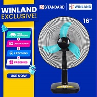 Standard Appliances by Winland Electric Fan Ground Fan Desk Fan 16" SDS-16