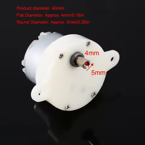 12v DC Motor High 12v DC Motor Slow Speed Electric Motor/ 3RPM 4mm Shaft Diameter Micro Motor Slow D