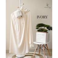 TELEKUNG.SG | Plain Satin Silk Telekung with Sejadah | Maisara SG Seller