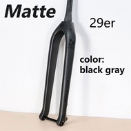 KOCEVLO Boost Mtb Carbon Fork 27.5/29er 110*15mm Downhill Mountain Bike Rigid Fork 1-1/8"-1-1/2
