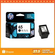 HP 65 Black Original Ink Cartridge (N9K02AA) for HP Deskjet 2622 Printer,For 120/125/2622/2624/2635/