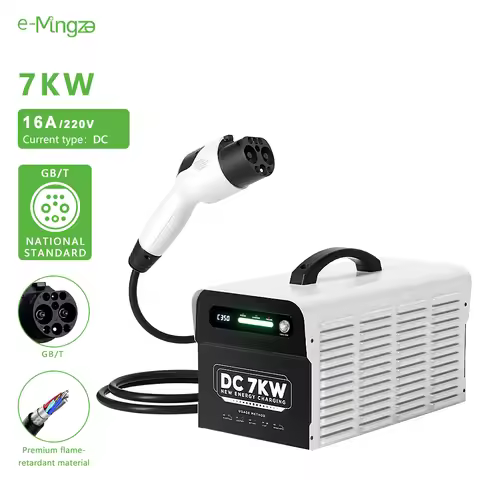 New 7KW Dc Ev Charging Station for Electric Vehicle Charging Outdoor Charging Fast Ev Charger Portab