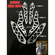 NMAX TURBO 2024 VISOR GARNISH NMAX TURBO VISOR SWEETENER ACRYLIC MATERIAL Motorcycle Accessories