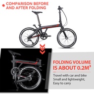 SAVA new z3-9 speed single arm carbon folding bike 20 inch wheel adult carbon bike with SHIMANO SORA R3000 one button fast folding bike with rolling glide wheels  |Free delivery |2-year warranty