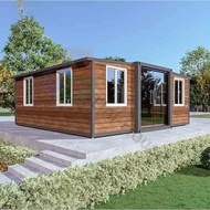 Uni-House 20 Ft Foldable Container Expandable House 2 Bedrooms Prefabricated Luxury Folding House Wi