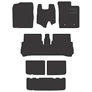 Hotfield DAIHATSU CAST LA250S Floor Mat + Trunk Mat Luggage Mat Fits LA260S / Shape 01 / Drive Method: 2WD / No Rear Heater / Carbon Fiber Style Waterproof