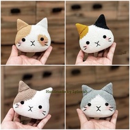 [SG Ready Stock] (Completed keychain) Gantungan cat keychain | amigurumi cat keychain | cute cat key