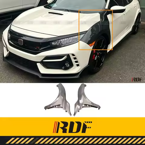 Suitable for Honda Civic Type R Fk7 Fk8 2016 Modified Fender Carbon Fiber Air Flow Side Fenders with