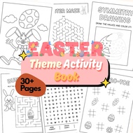 [PDF]     Easter Activity Book for Kids | Printable PDF | Mazes, Word Search, Drawing Games | Ages 4