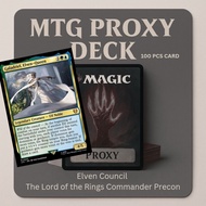 PROXY DECK MTG - Elven Council The Lord of the Rings Commander Precon MTG