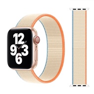 [HOT JUXXKWIHGWH 514] Braided Solo Loop ไนลอน Breathable สำหรับ Apple Watch Band 44มม. 40มม. 38มม. 42มม. 45มม. 41มม. สำหรับ IWatch 7 6 SE 5 4 3
