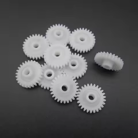 10Pcs/Lot 0.5M 0.5 Modulus Plastic Spur Gear Pinion 26T 26 Teeth 26-Tooth Bore Hole Aperture 3MM 2.9