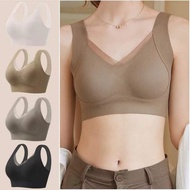 INLOVE Anti-slip Traceless Bra Small Chest Gathered Seamless Suji bra/Wireless bra comfortable and soft bra/Latex bra