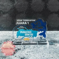 VQ Plakat Custom / Mancing Mania / Thropy/Piala Mancing Ikan/Piala