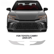 For Toyota Camry 9th XV80 2024 2025 2026 Car Headlight Tint Smoked Black Protective Film TPU Sticker