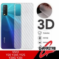 skin carbon vivo y20 y20s y20i y20g y12s graskin anti gores belakang - vivo y20g