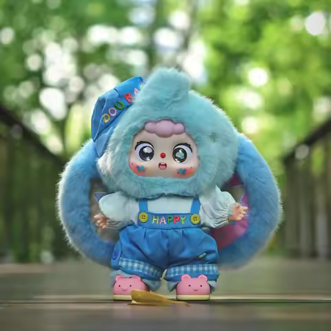 New DOUBAO Fantasy Paradise Series Plush Vinyl Blind Box Toys DOUBAO 400% Mystery Box Dolls Vinyl Mo