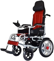 Folding Electric Wheelchairs Rear Automatic Brake Travel Simplicity Wheelchair With Reclinable Backrest Adjustable Headrest