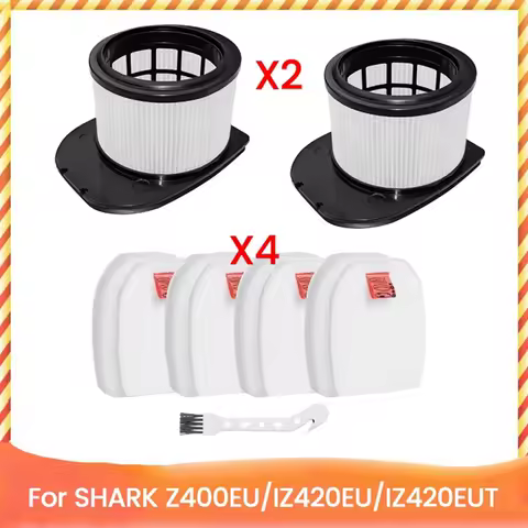 AAAN-HEPA Filter Foam & Felt Filter For Shark IZ400EU IZ420EU IZ420EUT Cordless Stick Vacuum Accesso