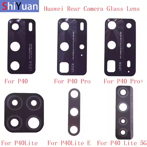 Back Rear Camera Lens Glass For Huawei P40 Pro Plus P40 Lite E P40 Lite 5G Replacement Repair Parts