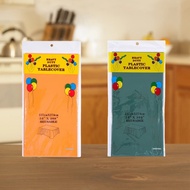 2pcs Solid Color Disposable Tablecloth, 54 x 108 Rectangular Plastic Dessert Table Cover, for Christ