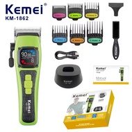 Kemei KM-1862 9000RPM 2500MAH Hair Clipper Cukur Rambut KM1862 Potong KM 1862