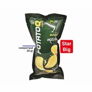Kikoya PotatoQ Chips Makanan Ringan Edisi Ekstrem Rasa Rumput Laut 28g