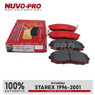 Nuvo-Pro Brake Pad Front Hyundai Starex 1996-2001 VAX-8123K SET