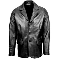 blazer coat leather for men
