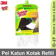 Only Here) 3m Scotch-brite Mop Cotton Medium Refill Id-69 Box