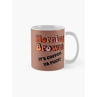 Morning Brown Aunty Donna Fitted Coffee Mug