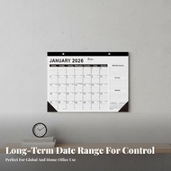 2026.1-2027.6 English Monthly Planner, Global Holidays, Office & Home, New Year Gift